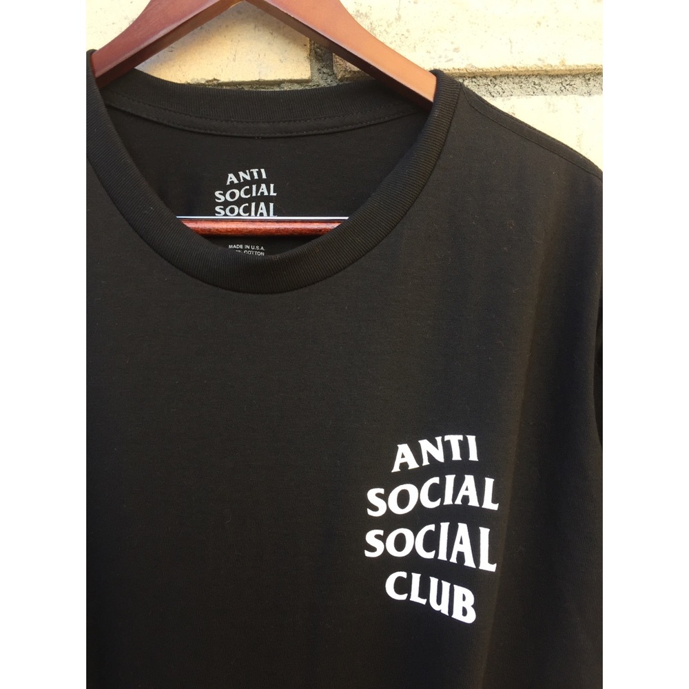 Antisocial social club black short sleeve - Picture 4 of 5